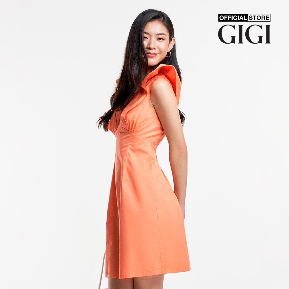 GIGI - Đầm mini cổ V tay ngắn trẻ trung G2101D233199