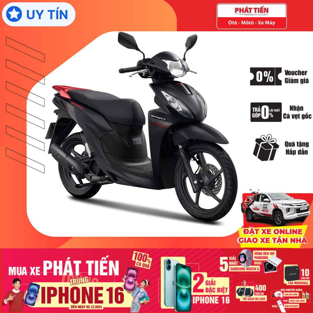 Xe máy Honda Vision 2025 Thể Thao