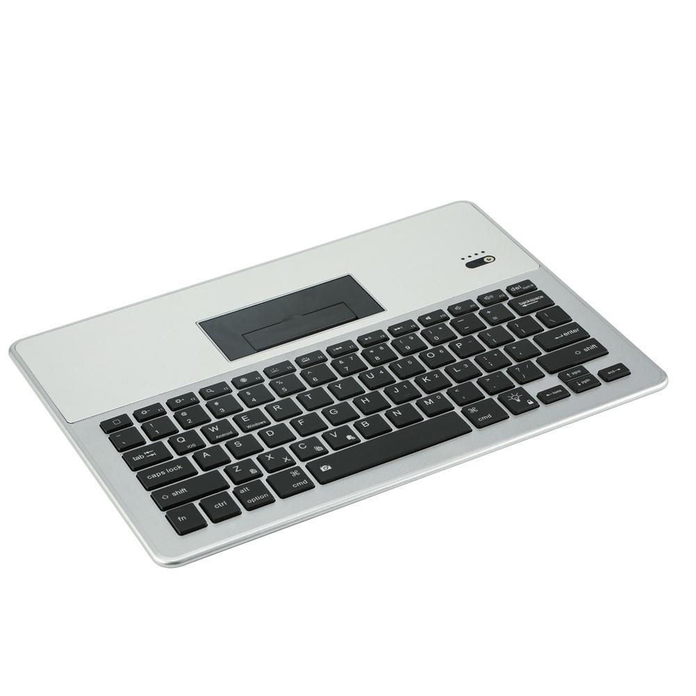 Backlit Universal Aluminum Bluetooth Wireless Keyboard for iOS Android PC