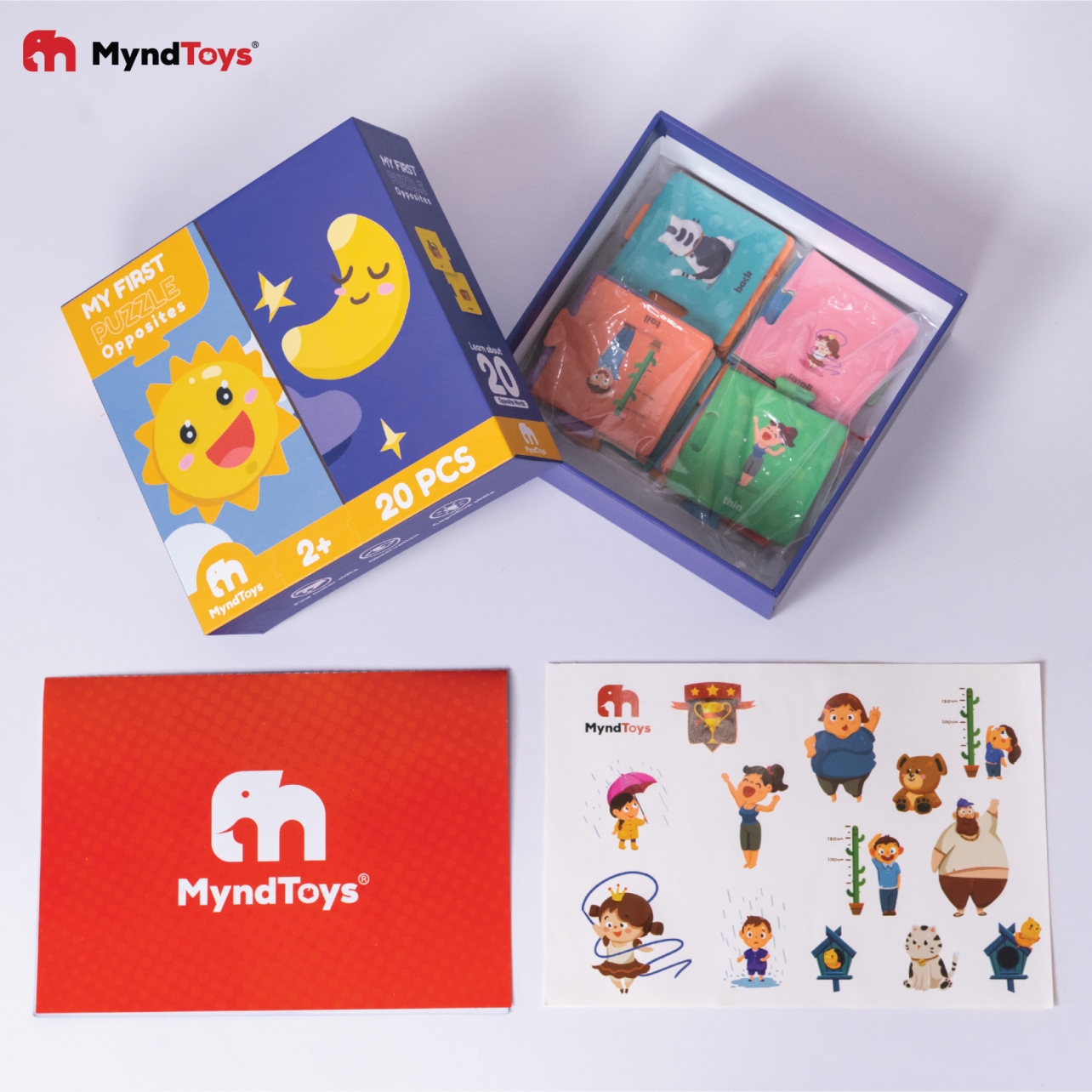 Đồ chơi Giáo dục MyndToys Ghép hình thông minh My First Puzzle – Opposites cho bé từ 2 tuổi