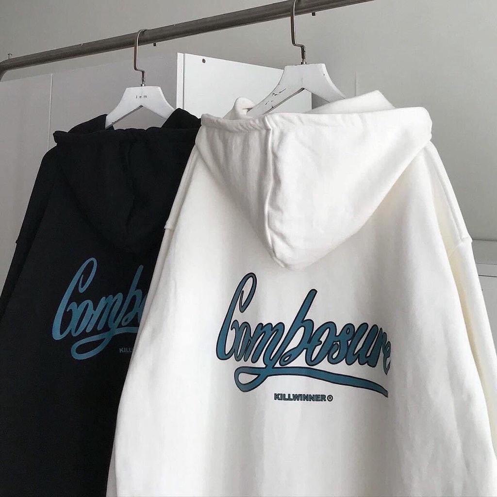 Áo khoác hoodie zip WINNER form rộng vải nỉ lót bông nam nữ chống nắng - SHOP MAYLAN