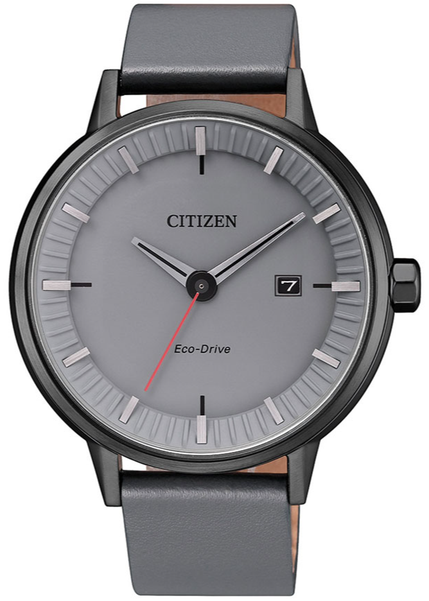 Đồng Hồ Nam Citizen Dây Da BM7375-18H - Mặt Xám (Sapphire)