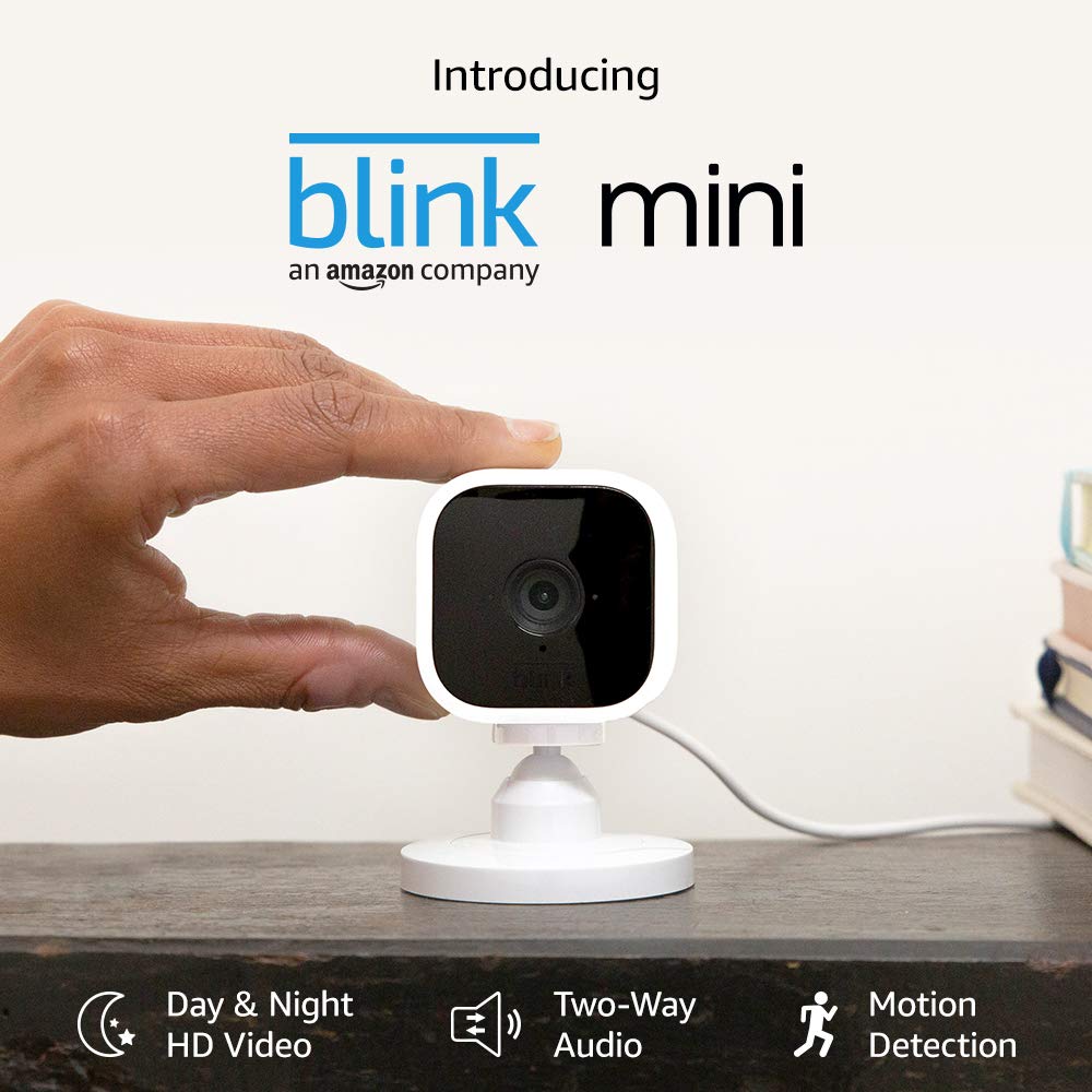 Camera Quan Sát Trong Nhà Blink MIni Full HD 1080p, Lưu Trữ Cloud, Đàm Thoại 2 Chiều - Hàng Nhập Khẩu