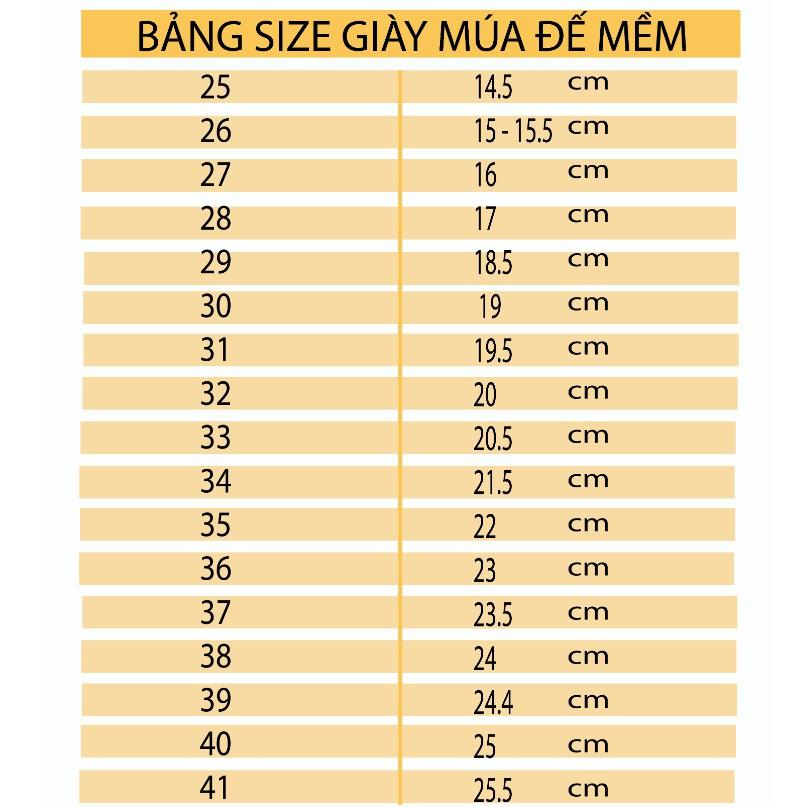 Giày múa ba lê ballet - giày múa văn nghệ nam nữ chất vải mềm mại