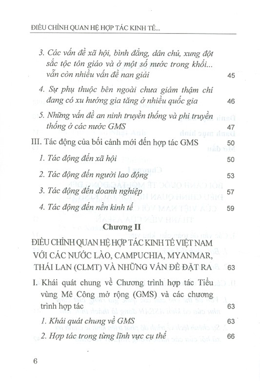 Điều Chỉnh Quan Hệ Hợp Tác Kinh Tế Của Việt Nam Với Các Nước GMS Là Thành Viên Của Asean Trong Bối Cảnh Mới