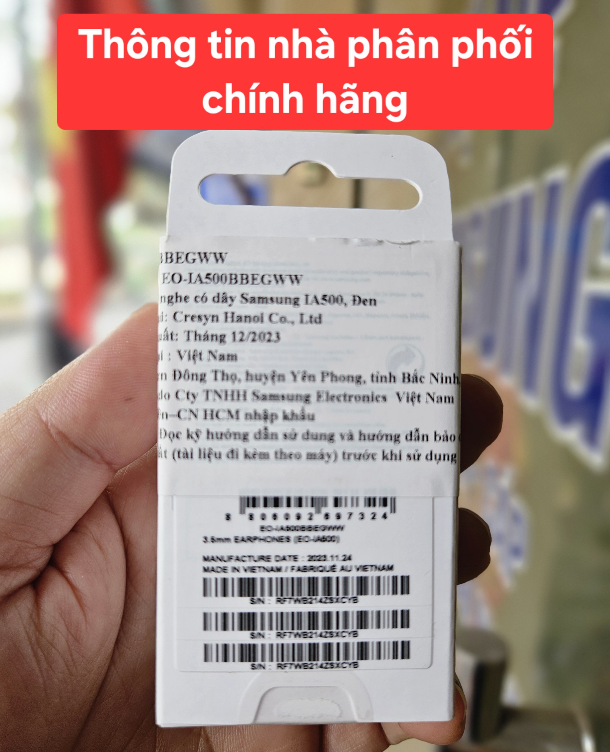 Tai nghe Có Dây Samsung IA500 -hàng chính hãng