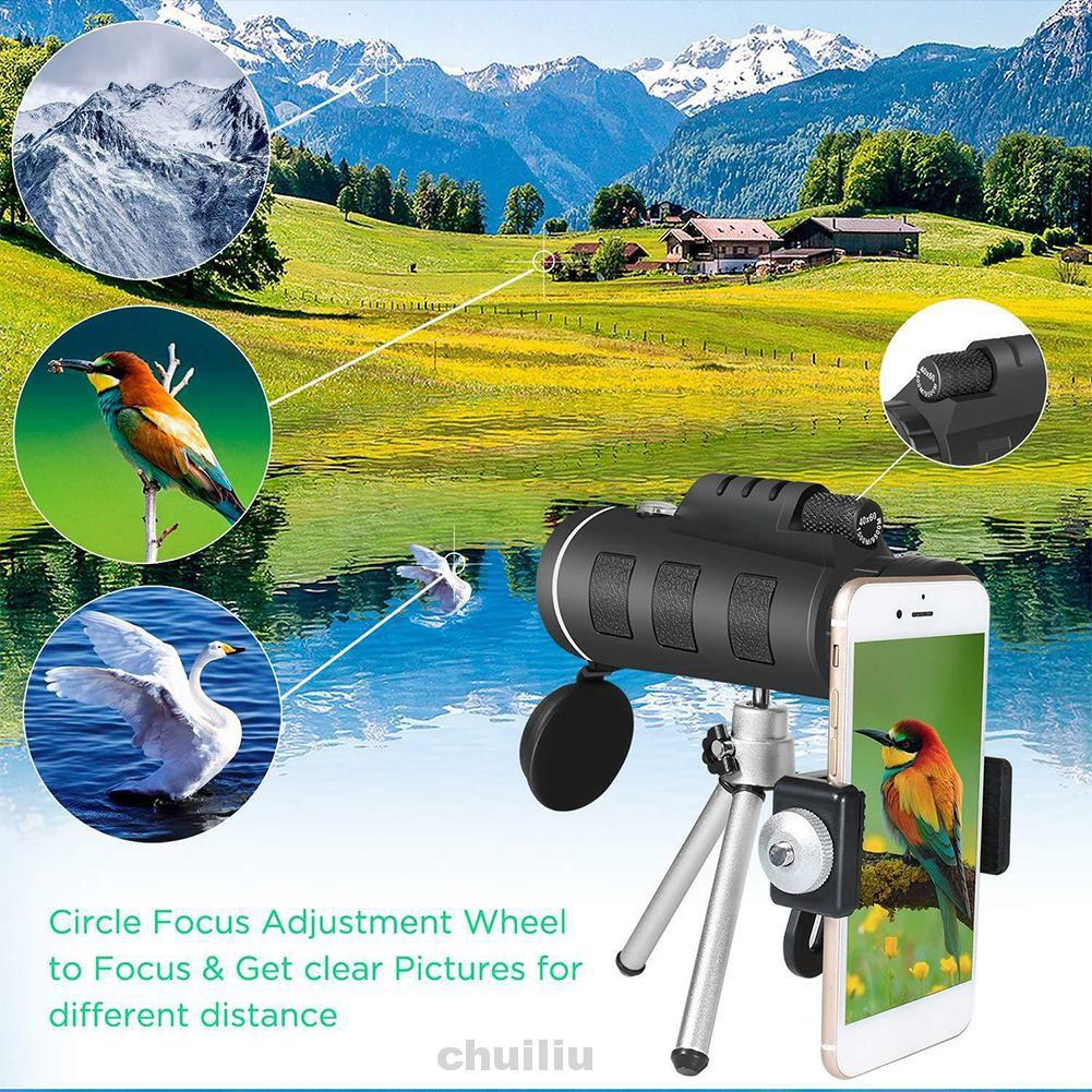 Ống Nhòm 50x60 Hd Hỗ Trợ Chụp Ảnh Ban Đêm Kèm Phụ Kiện