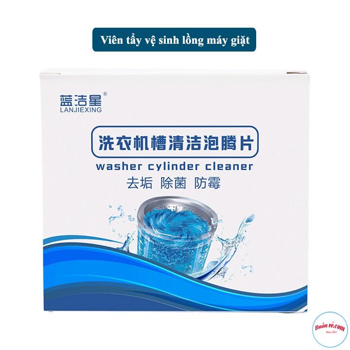 1 Viên Tẩy Vệ Sinh Lồng Máy Giặt Thế Hệ Mới Diệt Khuẩn, Khử Mùi, Tẩy Chất Cặn 00211