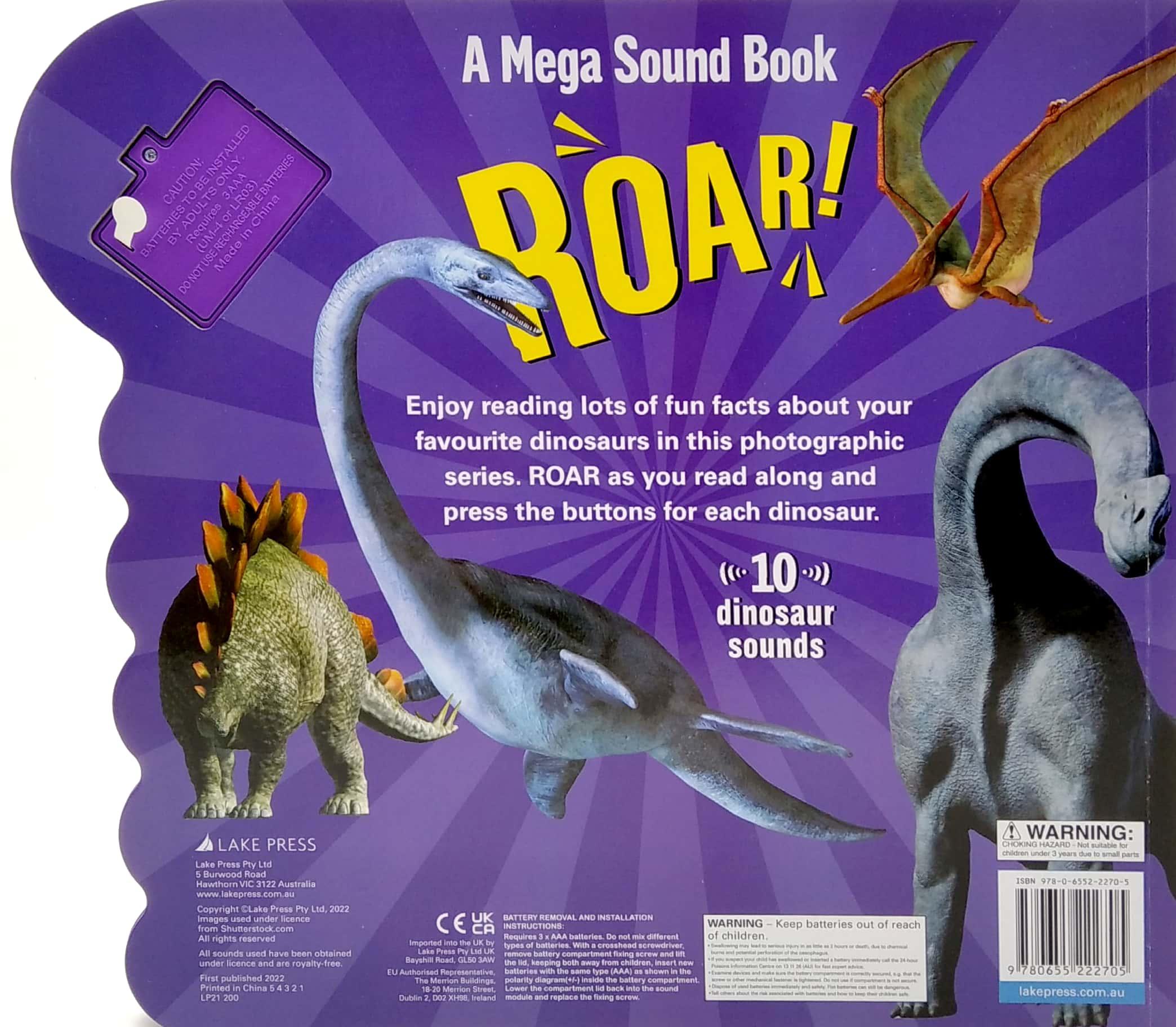 A Mega Sound Book: Roar! 10-Button Sound Book