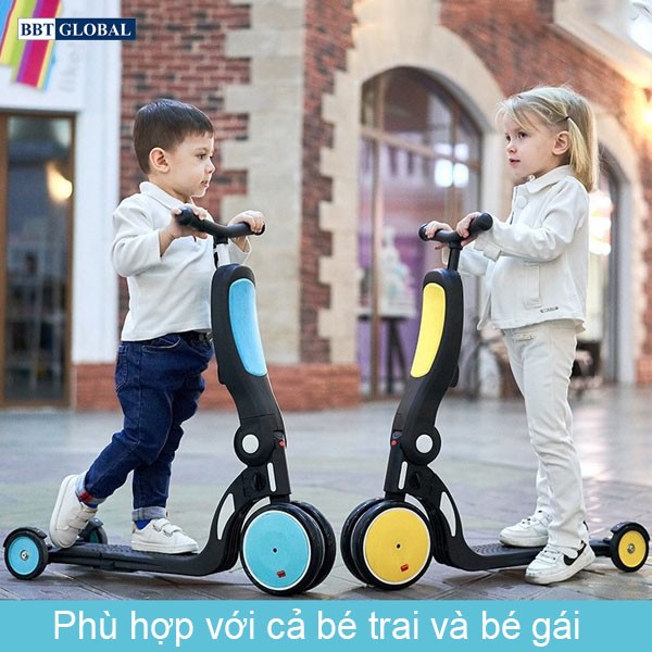 Xe trượt scooter  BBT GLOBAL đa năng 5 trong 1 cho bé SK1310