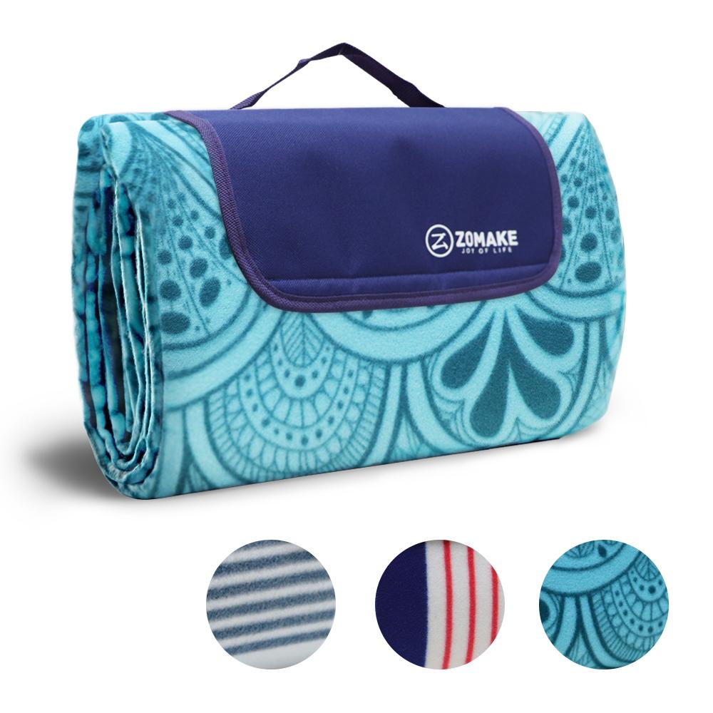 200Cm * 200Cm Lớn Dã Ngoại Chăn Hoa Dã Ngoại Ngoài Trời Bãi Biển Thảm Gấp Gọn Dày Thảm Cắm Trại Lều Mặt Đất thảm Đi Rừng