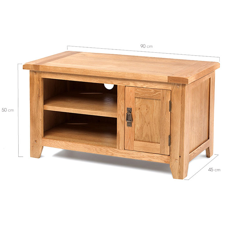 Tủ TV 1 cánh Rustic gỗ sồi