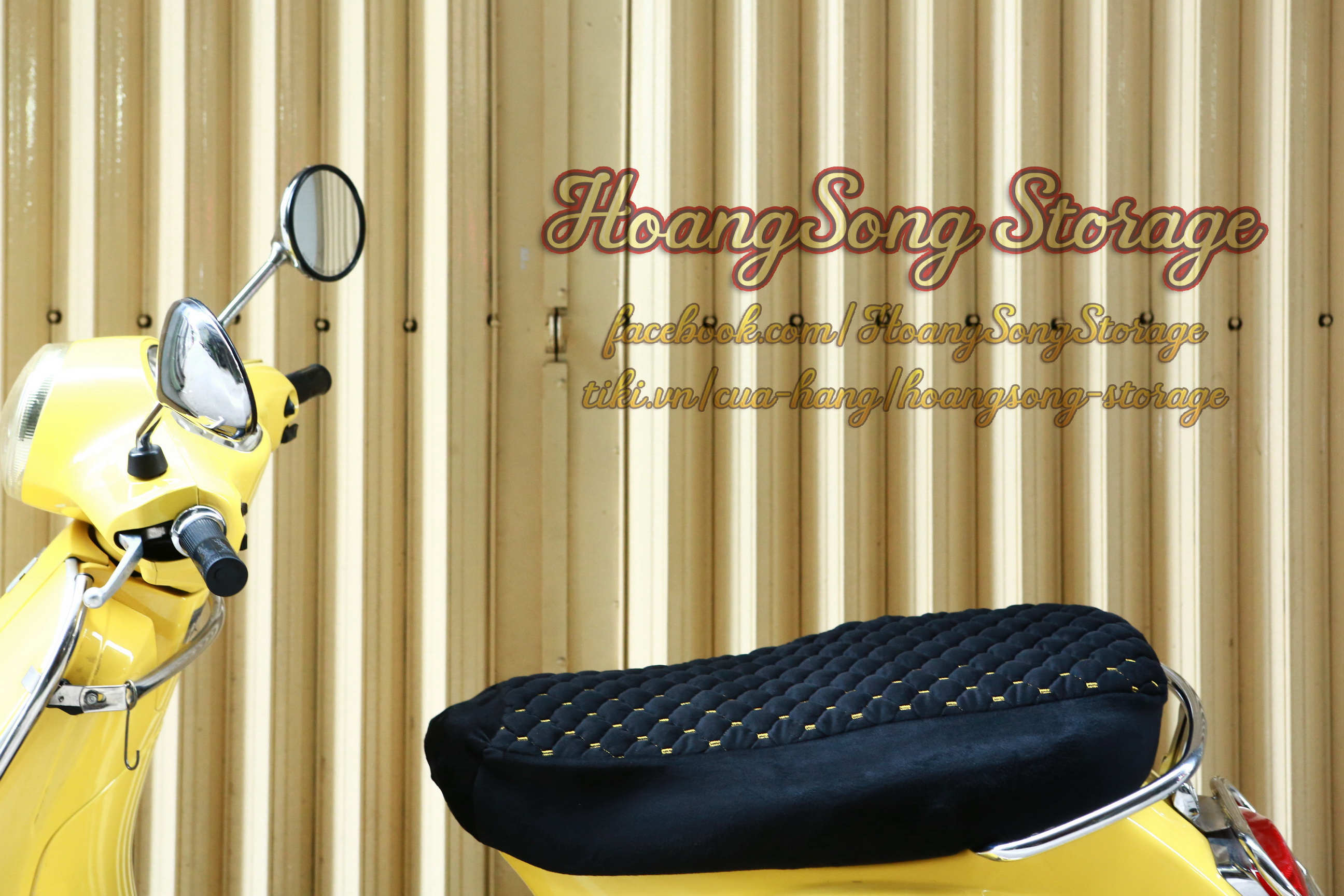 Đệm Lót Yên Xe Máy Vải Nhung Chống Trượt