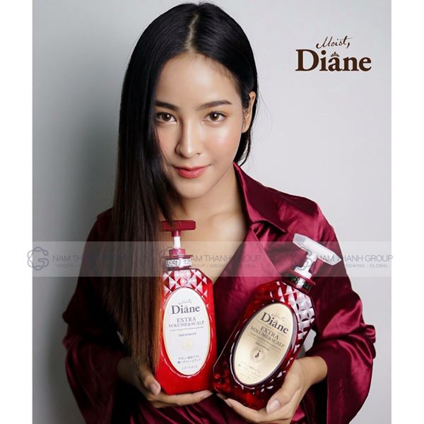 Dầu Xả Moist Diane Extra Volume & Scalp Treatment Hàn Quốc 450ml tặng móc khoá