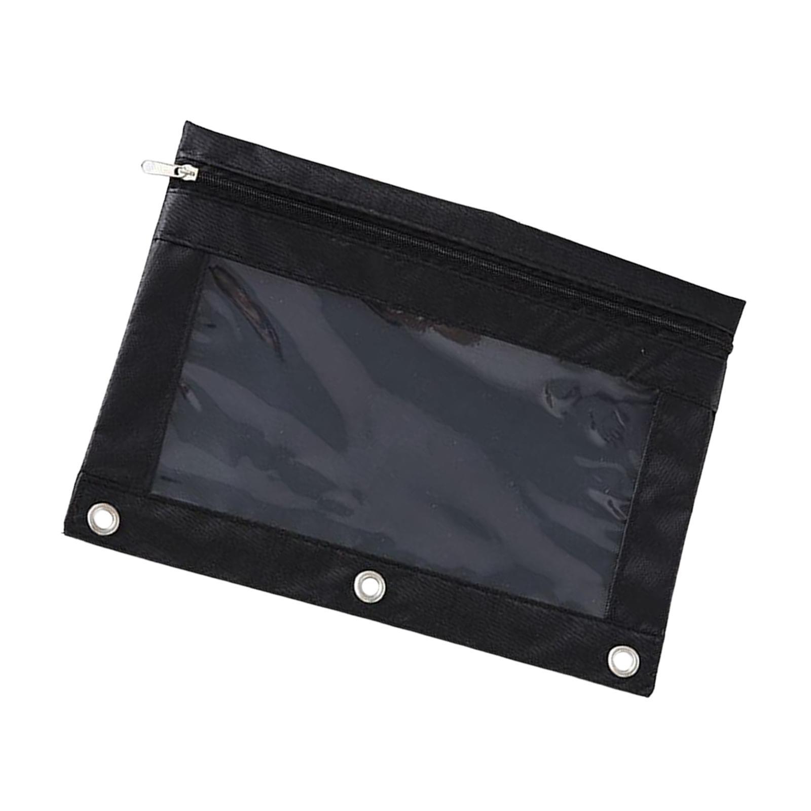 Pen Bag Binder Pencil Pouch Lightweight Cosmetic Bag Office Stationery Organizer Pencil Bags for Boys and Girls Children Teen Birthday Gifts