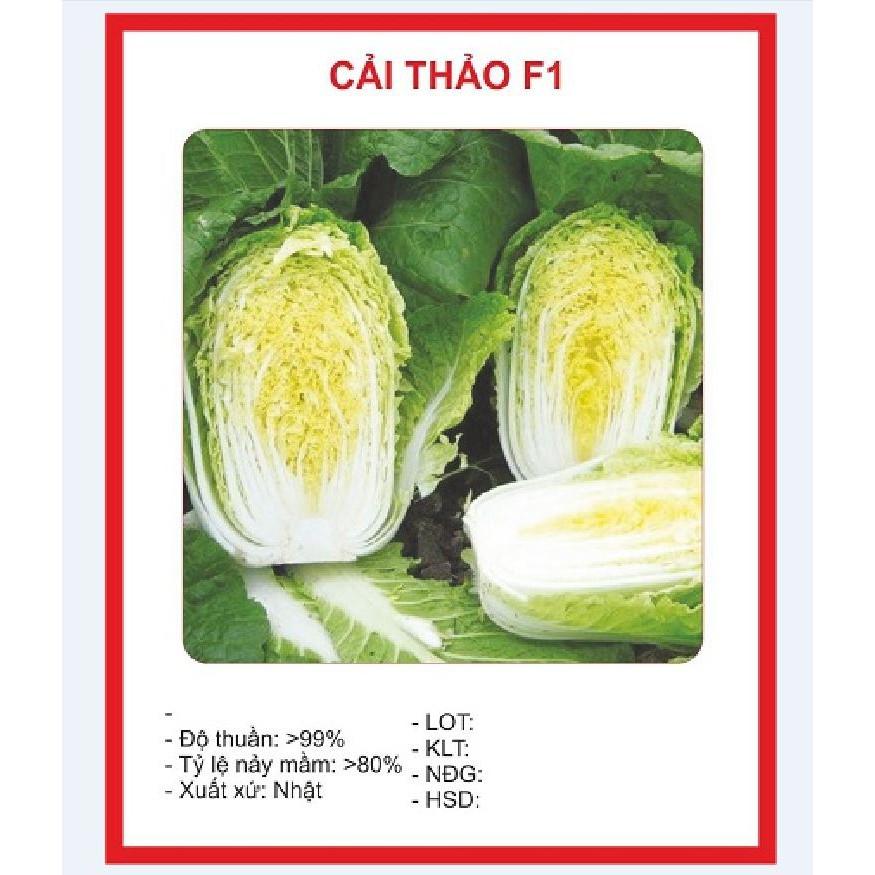 Hạt giống rau cải thảo chịu nhiệt – 0.5Gram/Gói