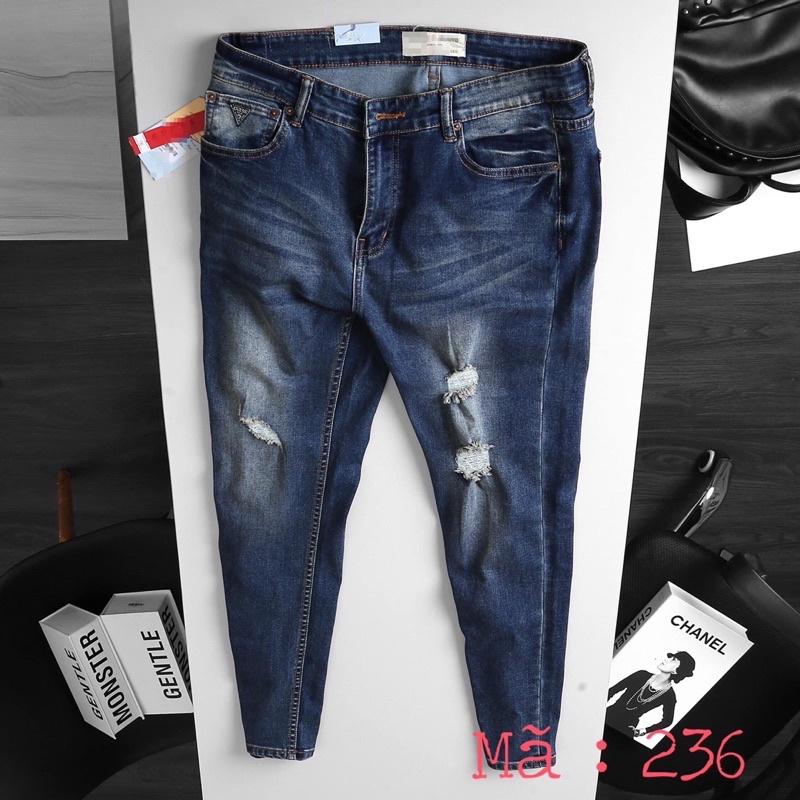 Quần Jean nam VNXK lẻ size sale - jean ôm co giãn