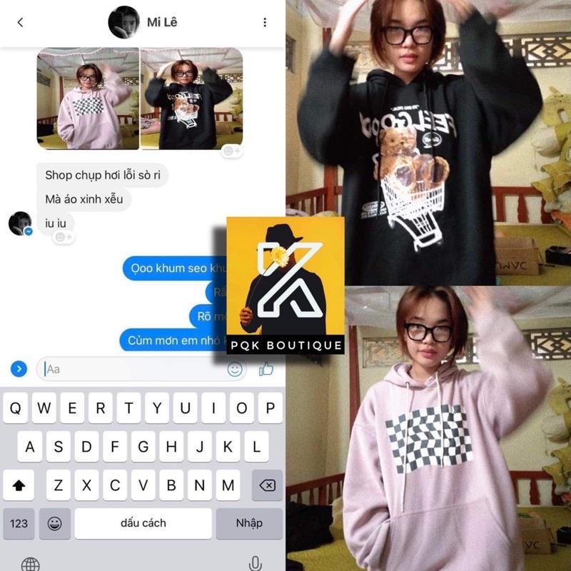 Áo Hoodie Nỉ Dáng Rộng in gấu BEAR 3D, khoác nỉ có nón chất sịn xọ