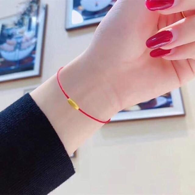 CHỈ ĐỎ HẠT GẠO BẠC TA S999 -