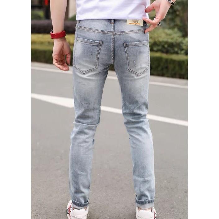 Quần Jean Nam, Quần Bò Nam Cao Cấp Co Giãn Mẫu Mới 2021 Ms017