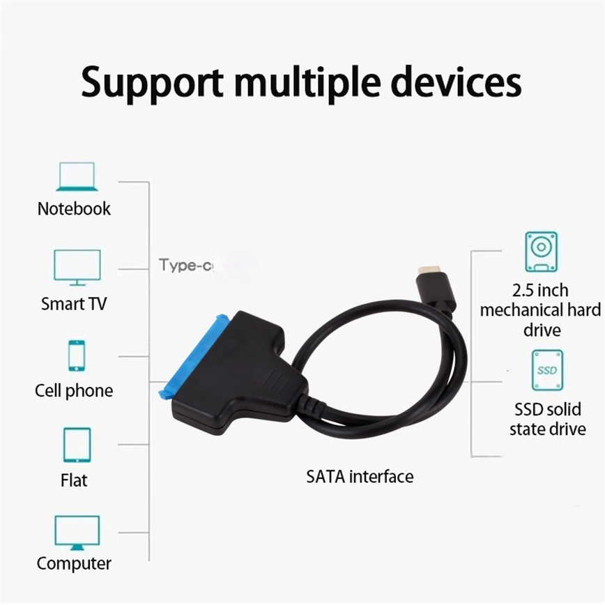USB 3.1 USB C sang SATA Converter USB 3.1 Cáp bộ chuyển đổi C