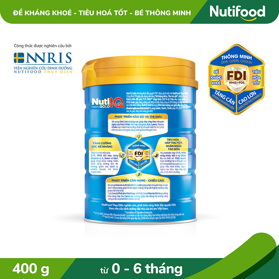 Sữa Bột Nuti IQ Gold 1