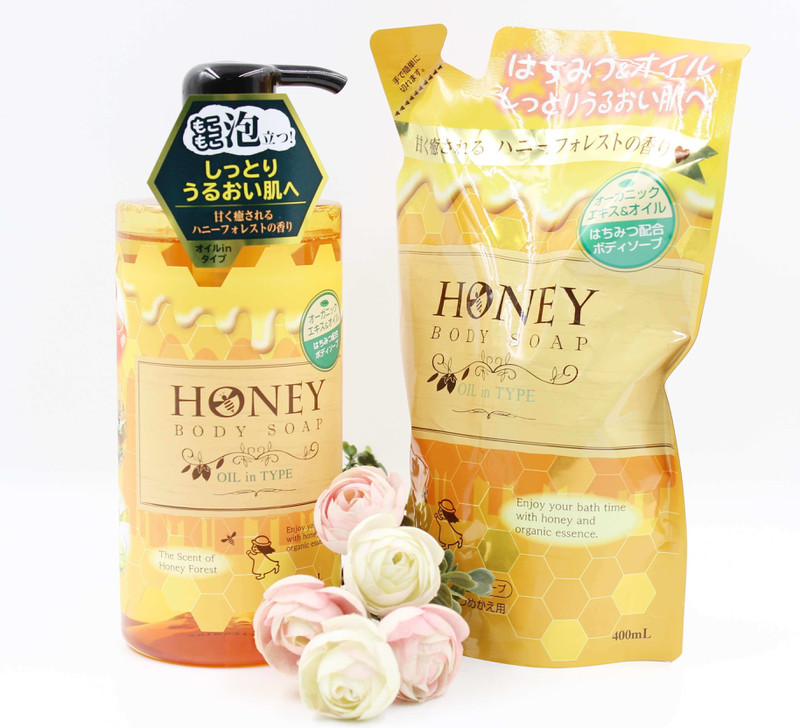 Sữa tắm trắng Nhật Bản Dạng túi Honey Oil in Type 400ml