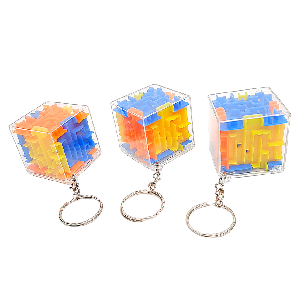 Combo 2  Móc Khóa Khối Lập Phương Rubik 3D Mê Cung Kỳ Diệu