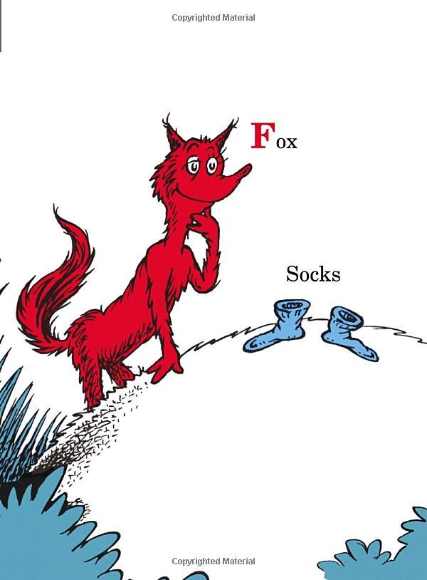 Fox In Socks Dr. Seuss's Book Of Tongue Tanglers (Bright And Early Board Books)