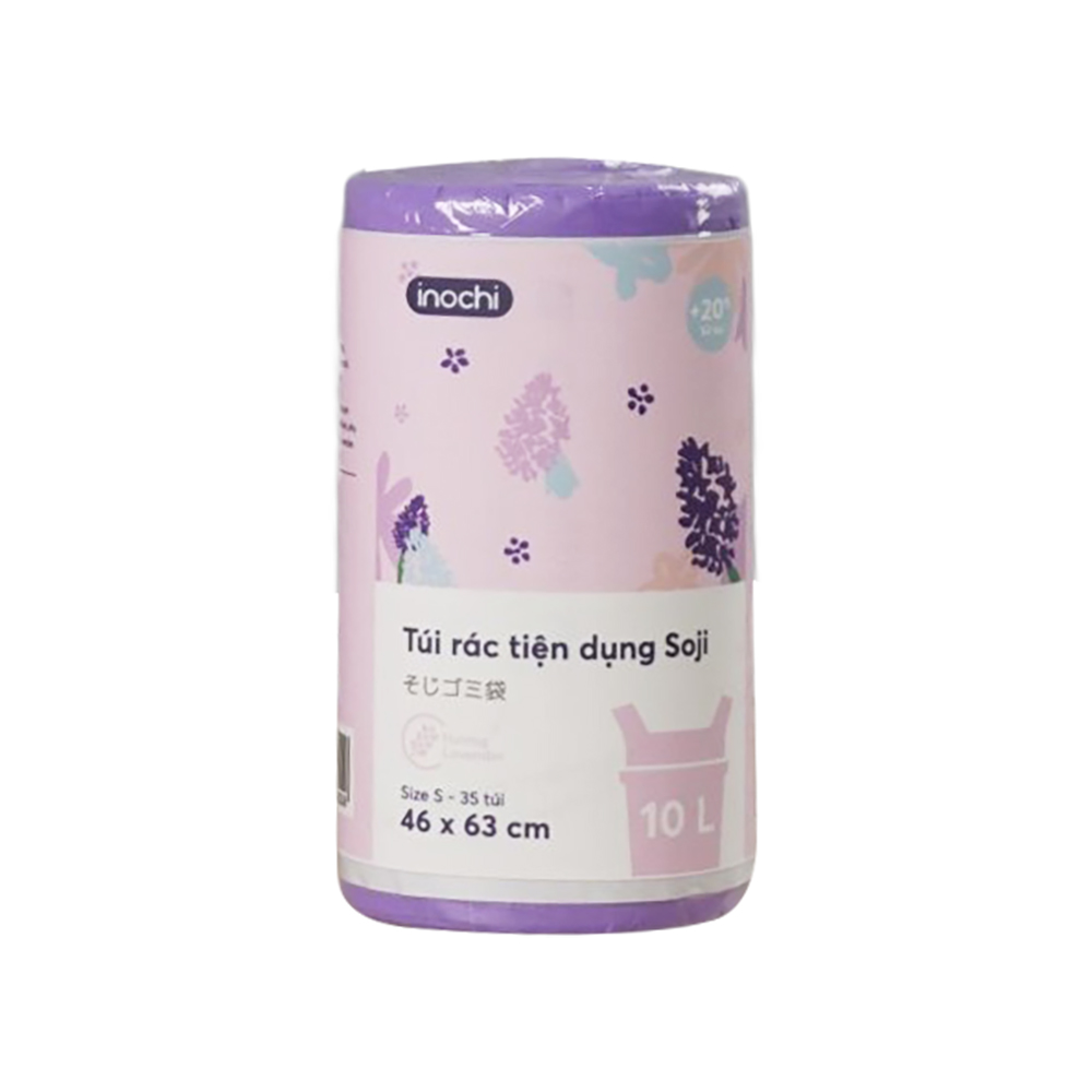 Túi rác tiện dụng Inochi Soji 25L Hương Lavender