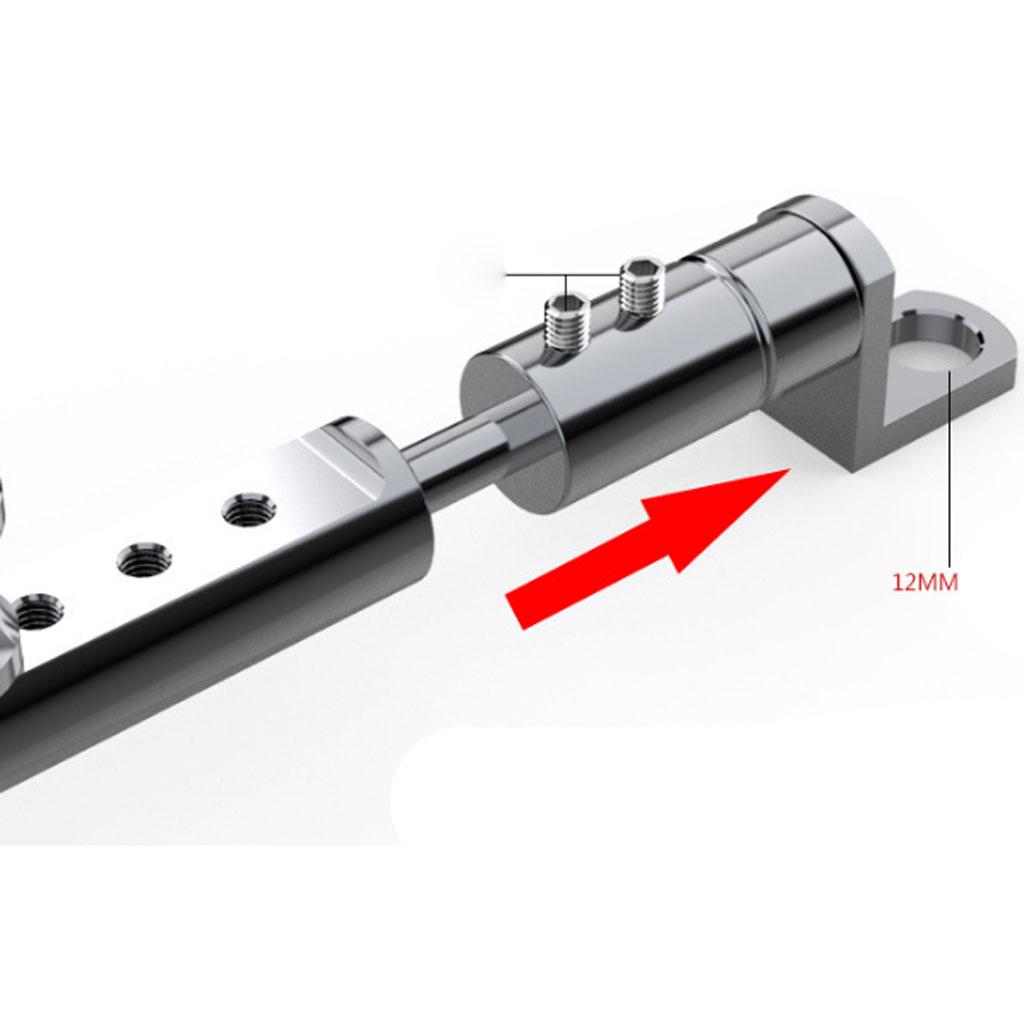 Motorbike CNC  Extended Crossbar Handlebar Balance Lever Black