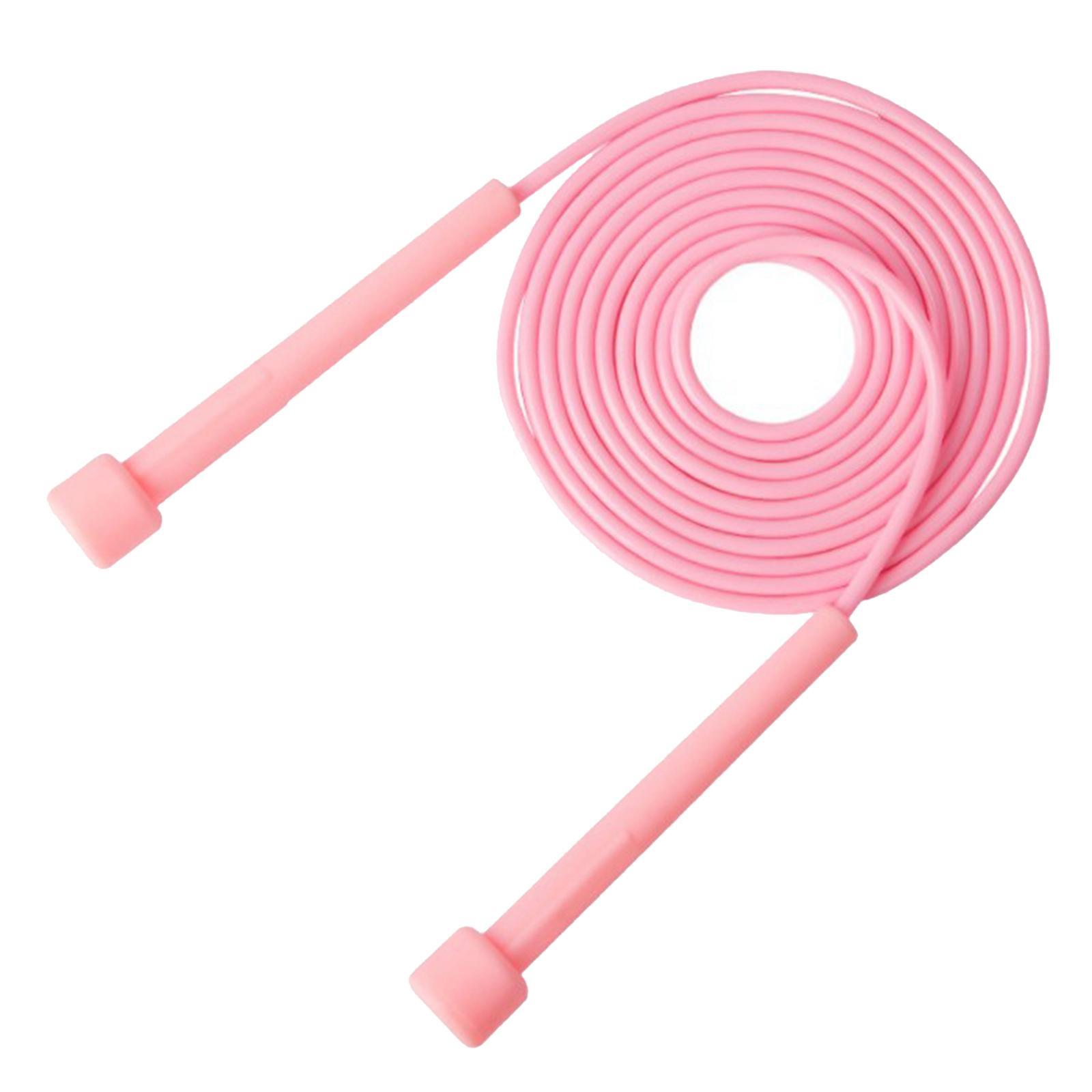 Jump Rope Gym Training Exercise Skipping Boxing Ropes 9' Adult - Pink