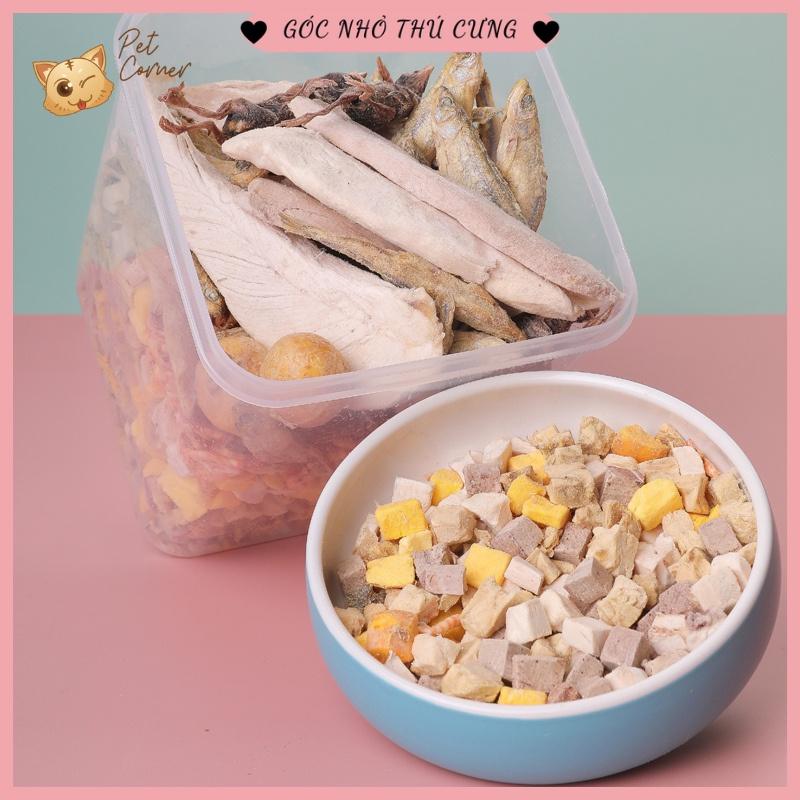 Thức ăn sấy khô cho chó mèo
