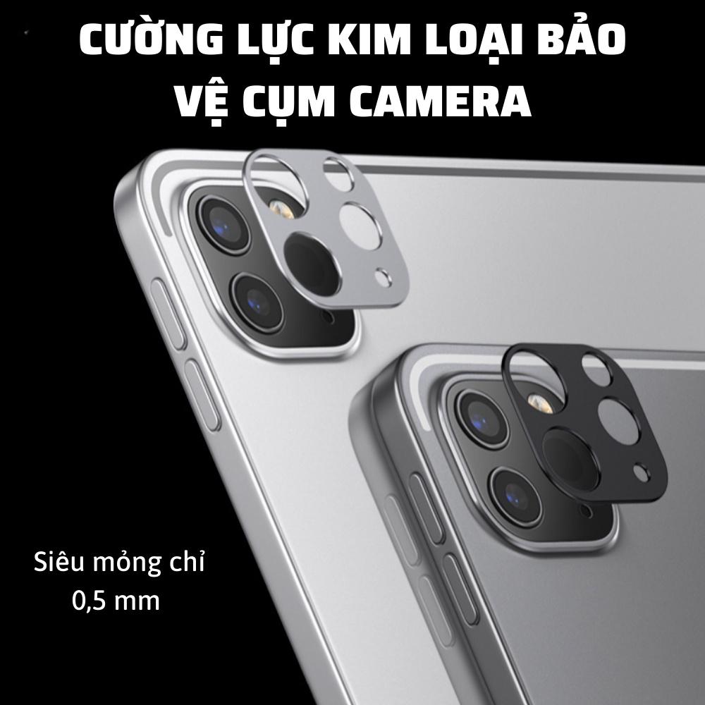 Cường lực kính cụm Camera cho iPad Pro 11/12.9 inch - Cường lực kim loại cho Camera cho iPad 11/12.9&quot; dòng iPad năm 2020/21