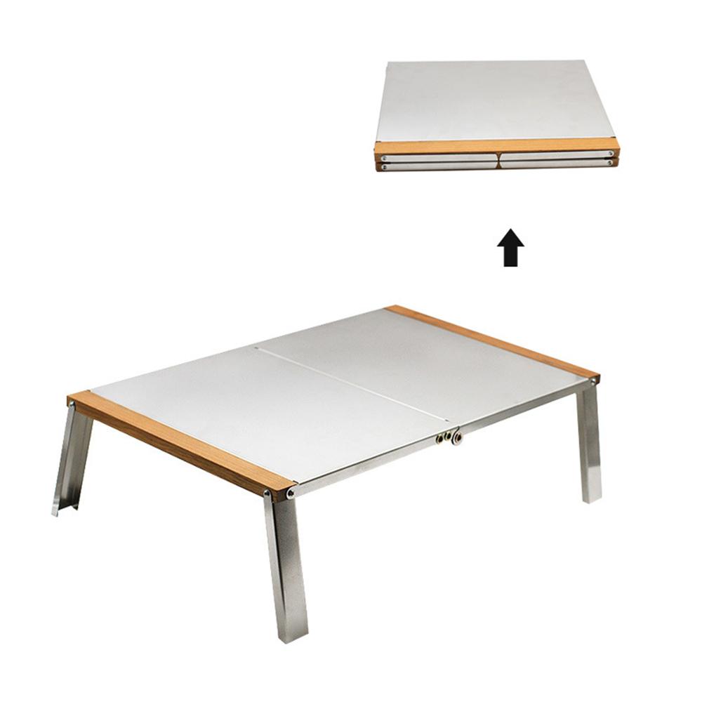 Bàn Gấp Có Túi Đựng Bằng Thép Không Gỉ