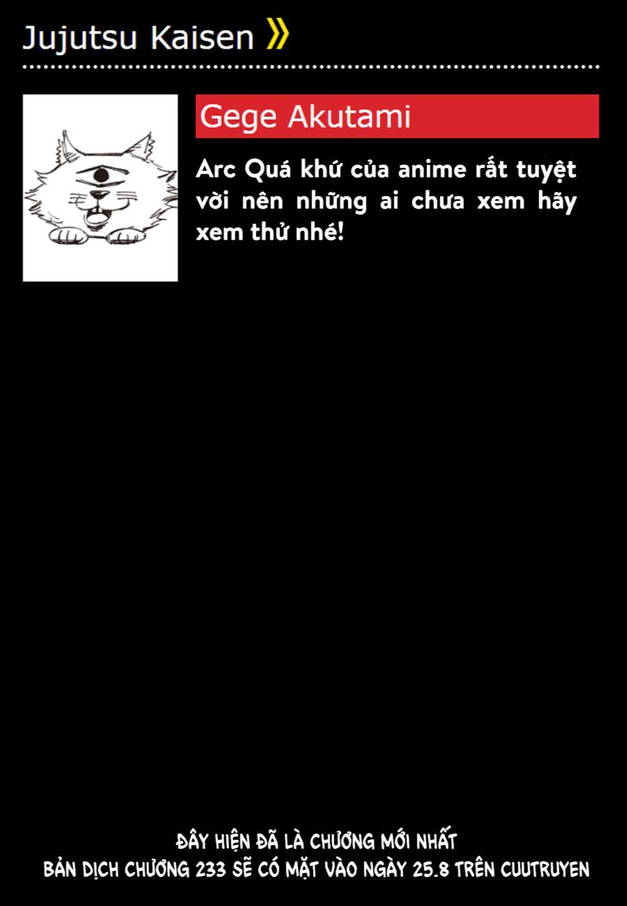 jujutsu kaisen - chú thuật hồi chiến chapter 232 21