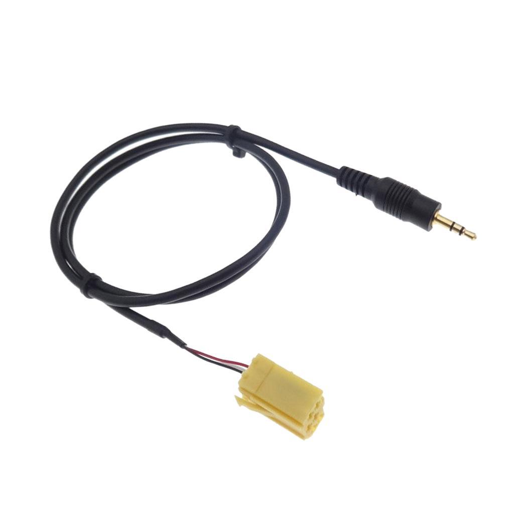 Car 3.5MM Input Adapter Cable Wire for   206 207 307 308