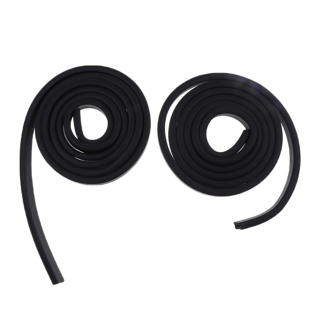2 Pcs Motorcycle Rubber Gasket For Harley Saddlebag Lid Weather Strip Seal