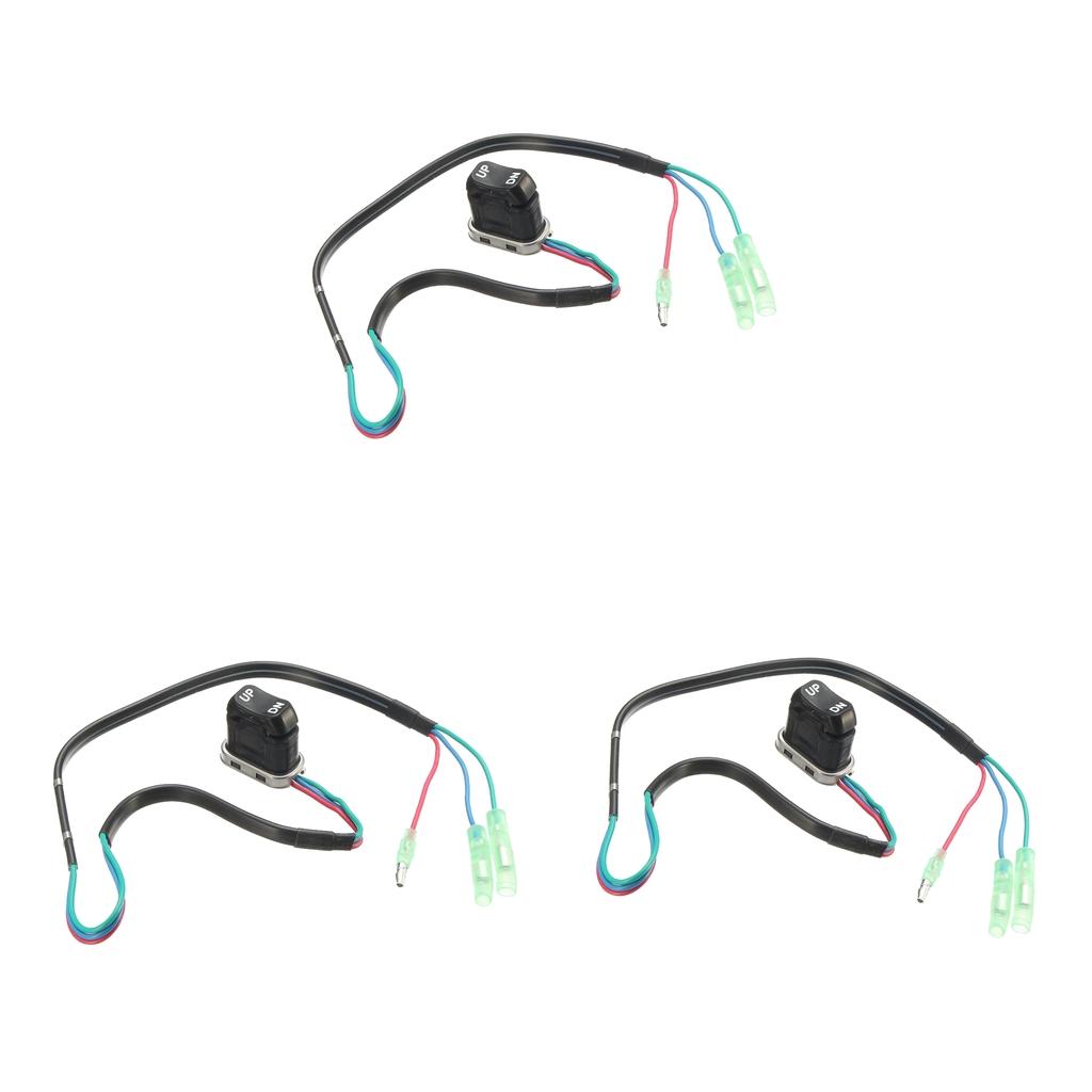 3pc Boat Trim Tilt Switch for Yamaha Remote Control Power Motor Engine