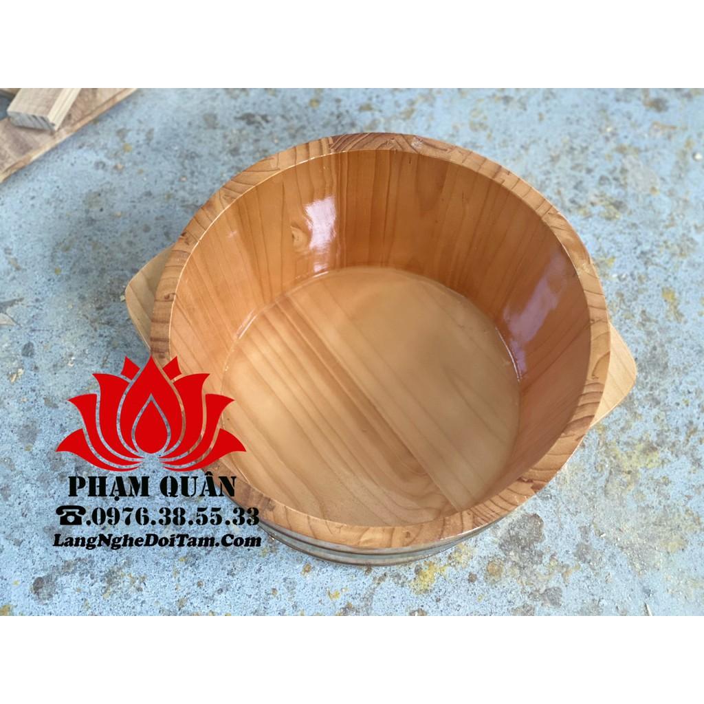 Chậu gỗ ngâm chân,bồn gỗ ngâm chân gỗ thông,thùng gỗ ngâm chân cam kết không đúng hình trả lại