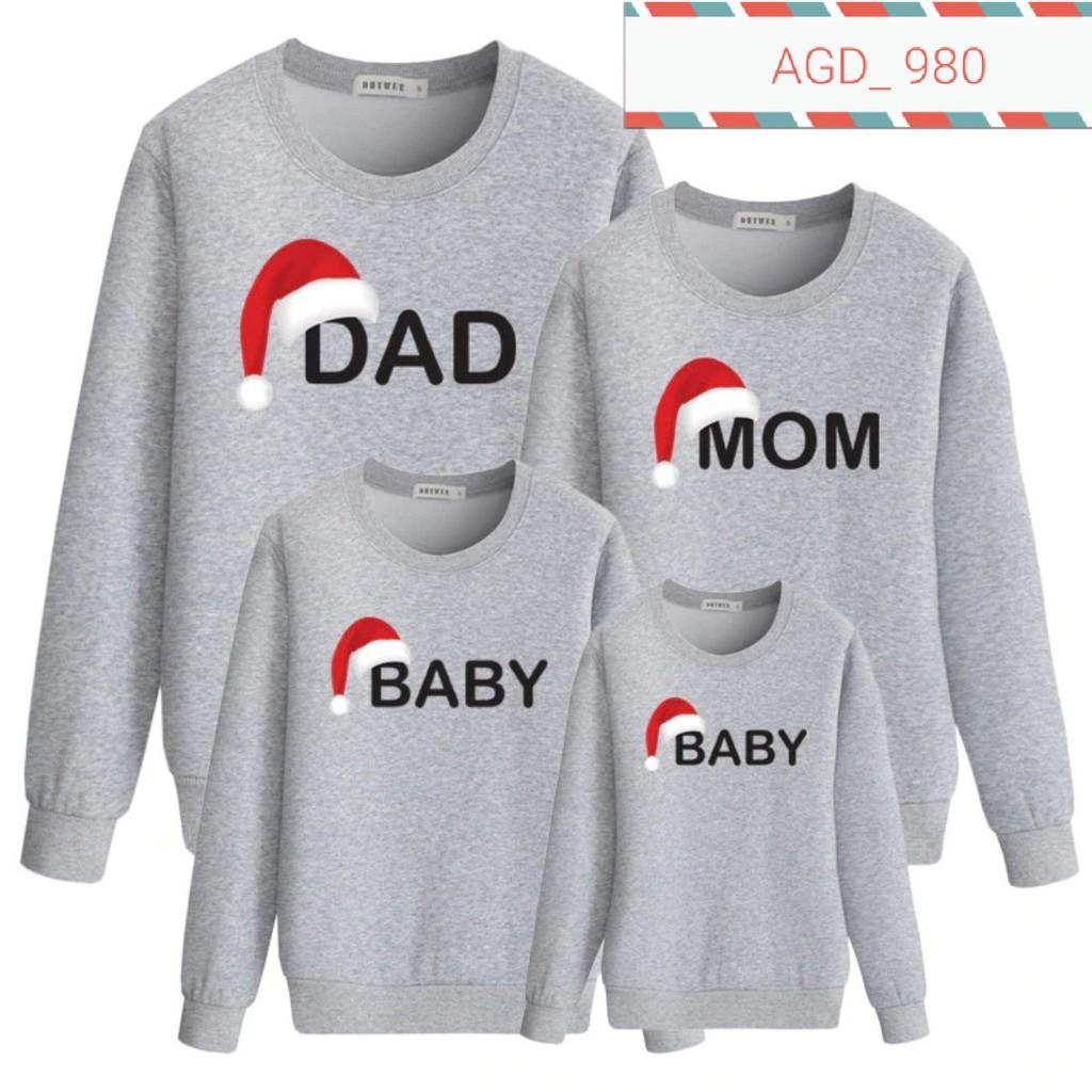 Áo nỉ gia đình noel - MÃ AGD980