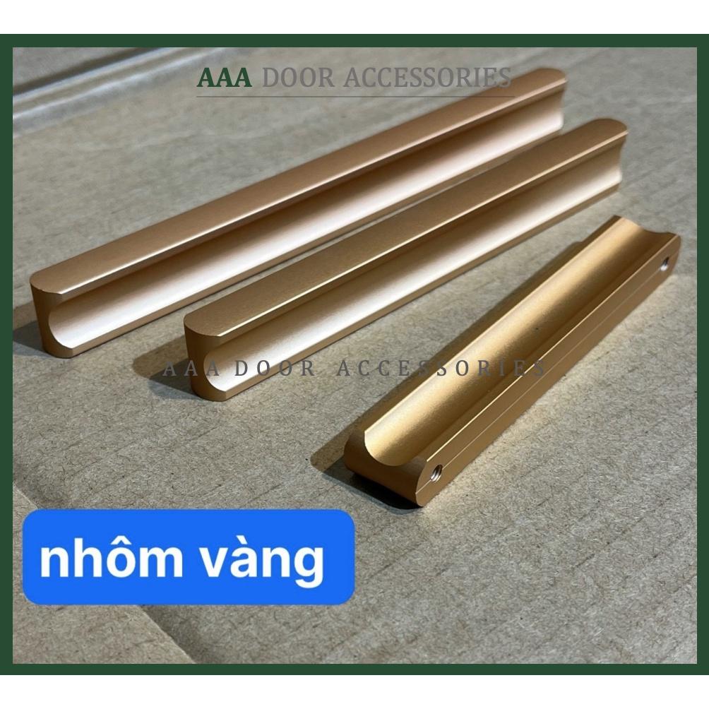 Tay nắm cửa tủ cao cấp bằng nhôm vàng - Tay nắm tủ bằng nhôm