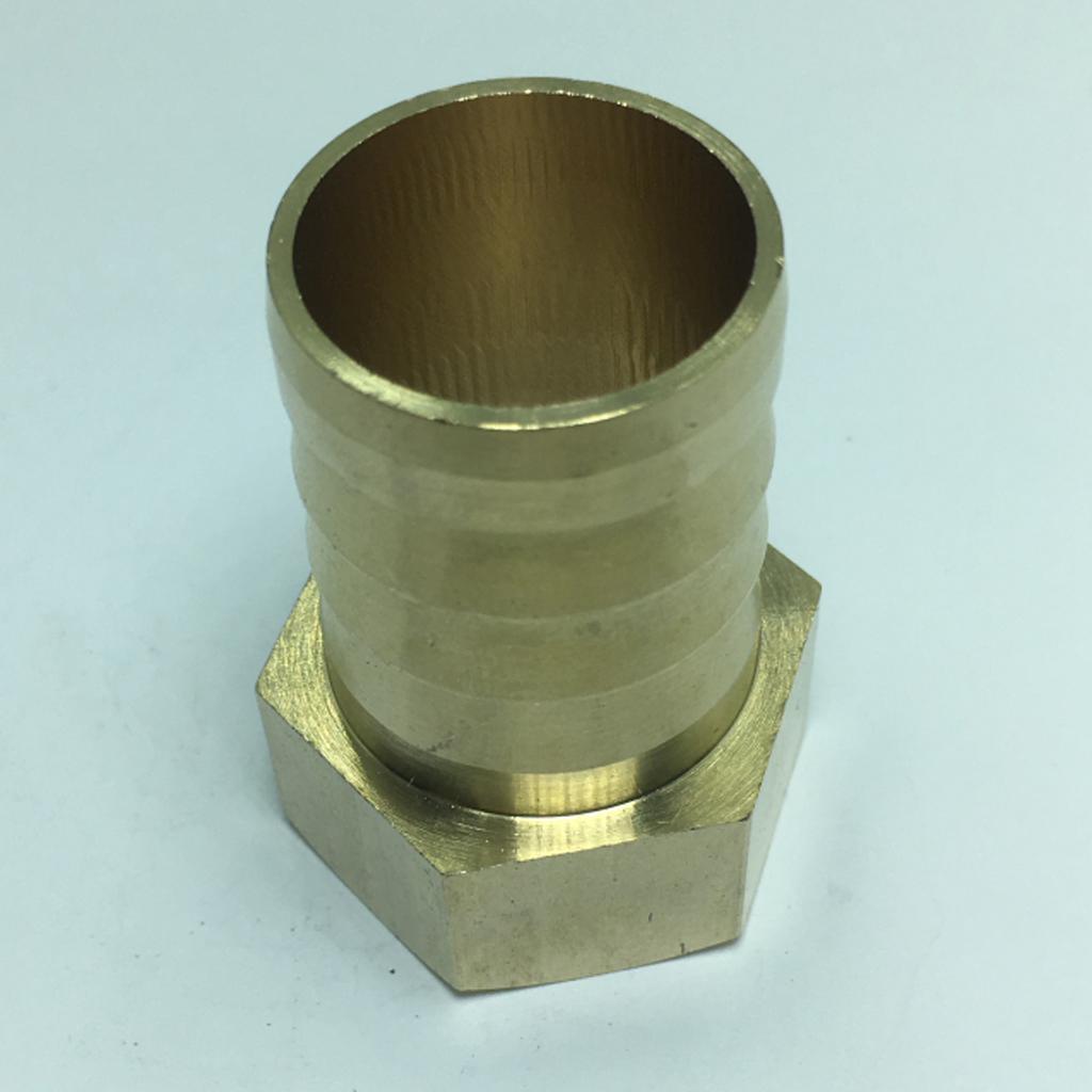 Brass Pipe Fitting Coupler Connector - Hose Adapter  DN20 8-25mm Dia- Solid, 7 Sizes