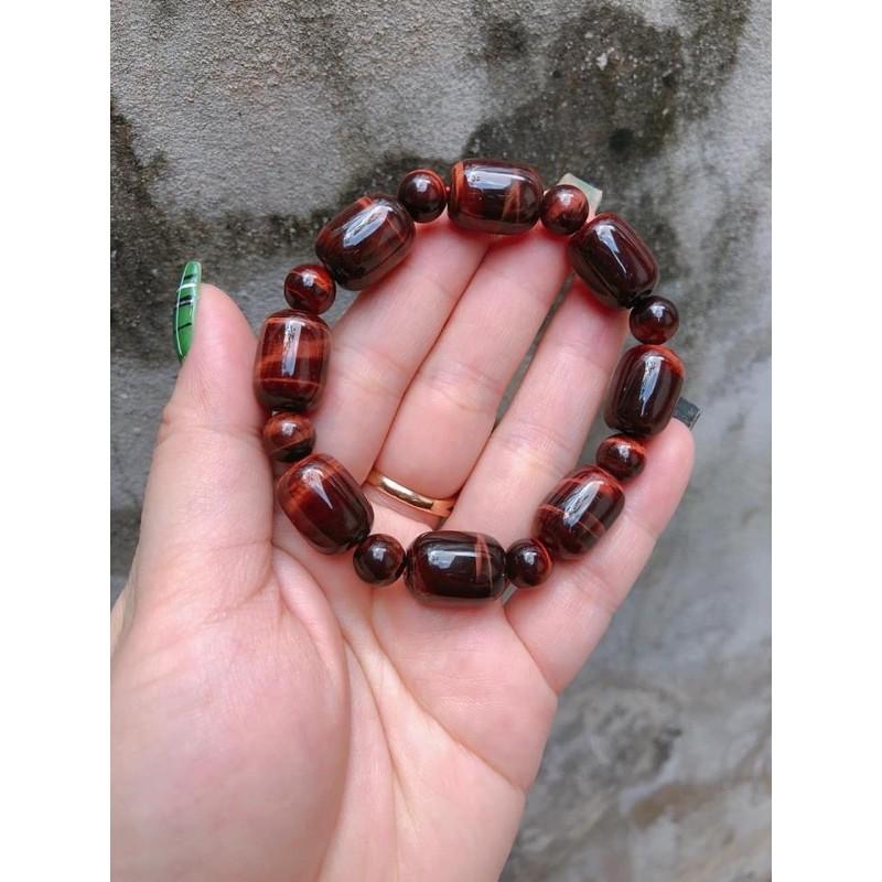Vòng lu thống đá mắt hổ cực chất