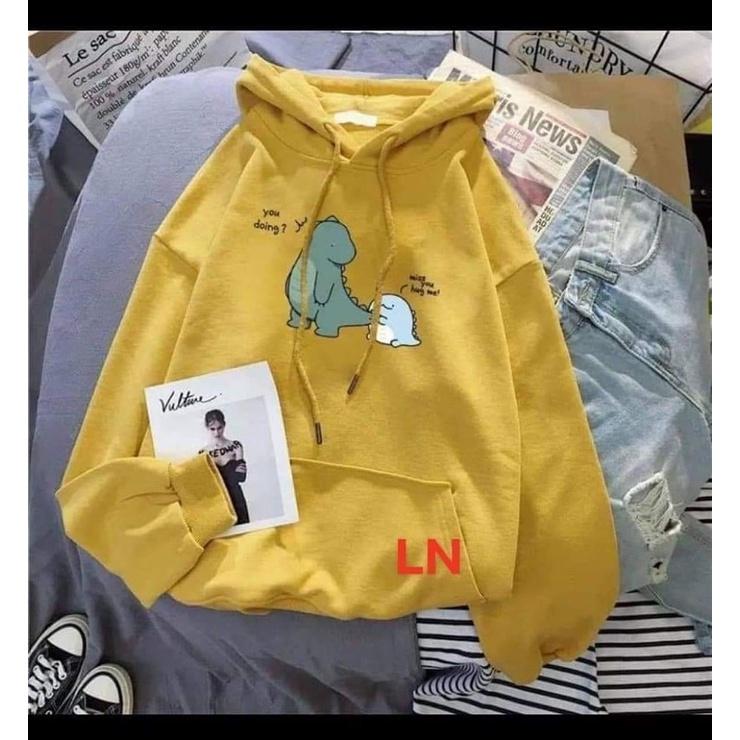 Áo hoodie khủng long bám đuôi TH6