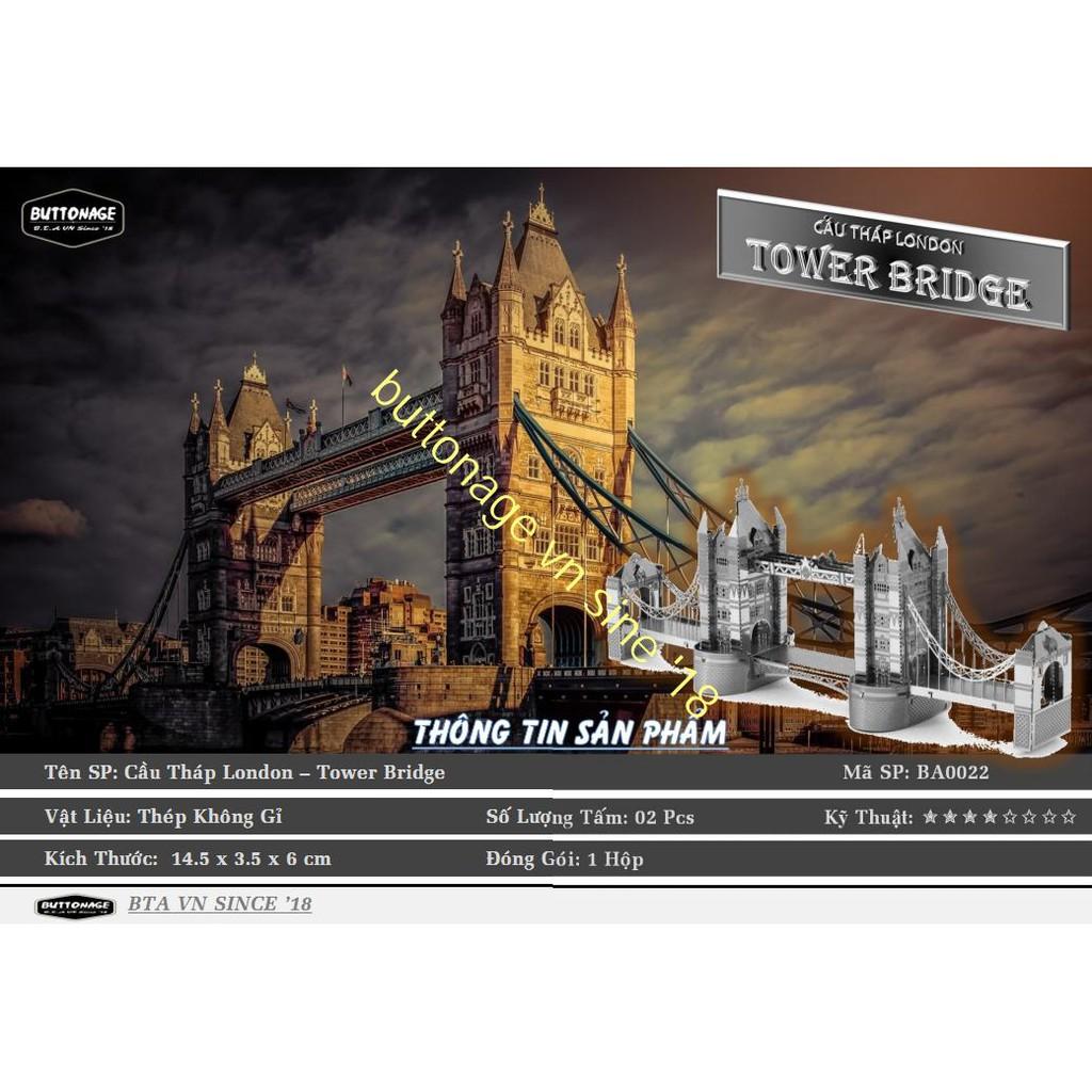 Mô Hình Lắp Ráp 3d Cầu Tháp London – Tower Bridge