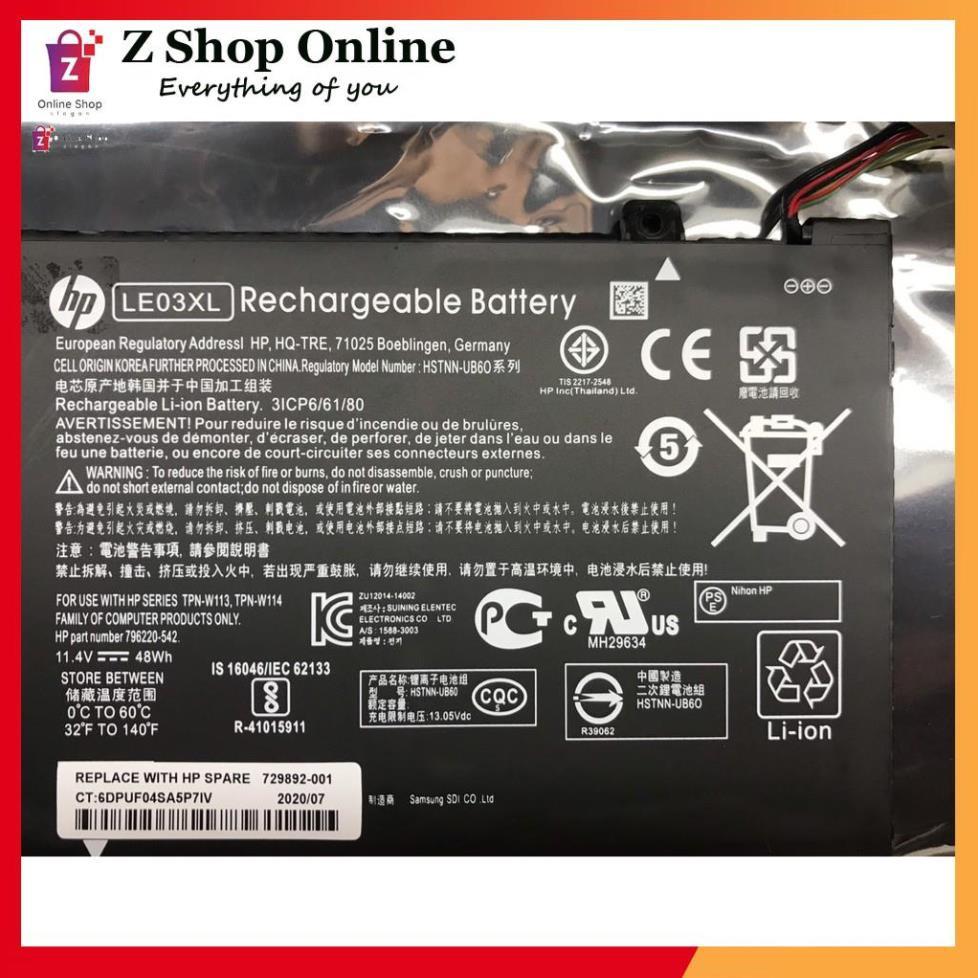 Pin (Battery) Dùng Cho Laptop HP Envy x360 m6 m6-w 13-s LE03XL New Original