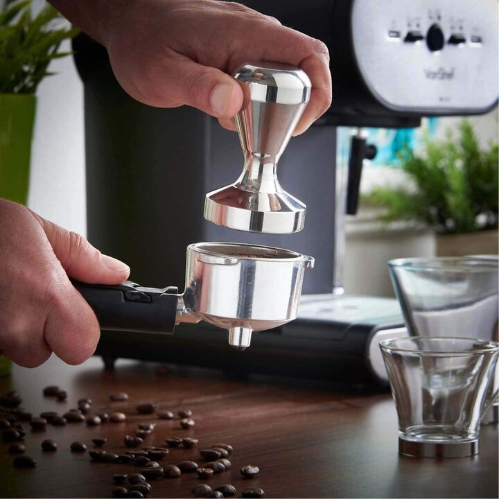 Tay nén tamper cà phê L-Beans máy Espresso cỡ 49, 51 và 58mm - HÀNG NHẬP KHẨU