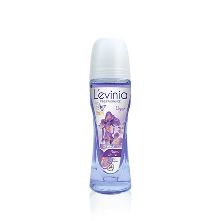 Lăn khử mùi NANO trắng da &amp; khử ố vàng áo VOGUE L'evinia 65g