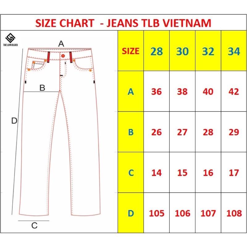 Quần Jeans Nam Stretwear Chất Liệu Cao Cấp Rách Gối Đắp Da Đen Màu Xanh Sáng - TLB Vietnam